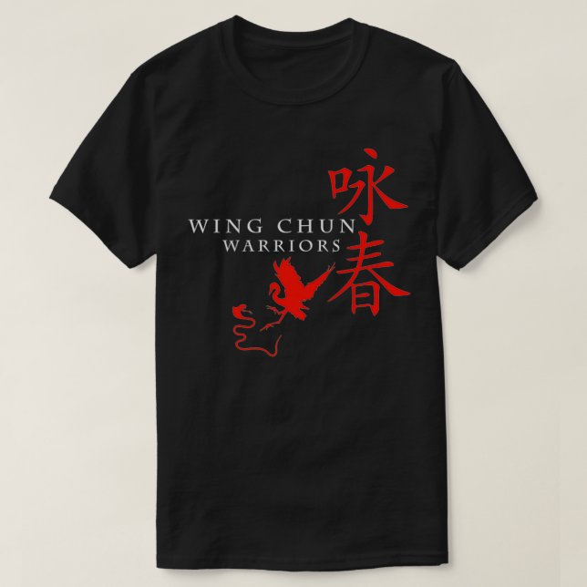 Camiseta Kung Fu Wing Chun Guerreros Premium (Diseño del anverso)