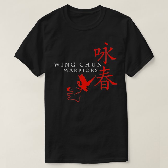 Camiseta Kung Fu Wing Chun warriors  (Diseño del anverso)