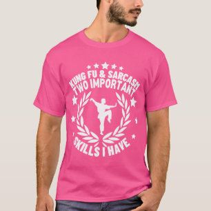 Camiseta Kung Fu Y Sarcasm Funny Kung Fu