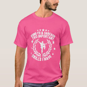 Camiseta Kung Fu Y Sarcasm Funny Kung Fu