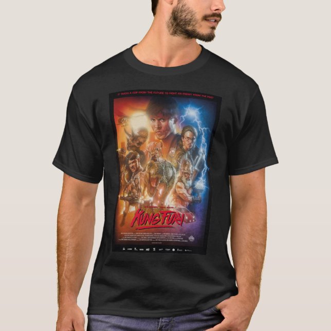 Camiseta Kung Fury Classic T-Shirt (Anverso)