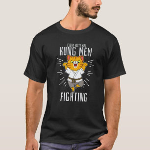 Camiseta Kung Mew Fighting Kung Fu Gatito Batalla Gato Kara