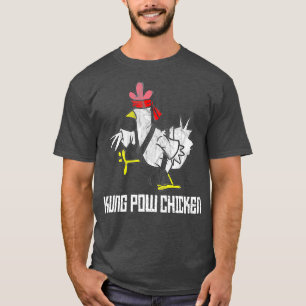Camiseta Kung Pow Chicken Funny Karate Chicken