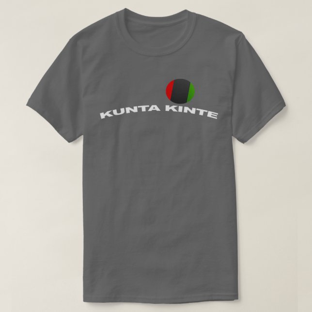 Camiseta kunta kinte (Diseño del anverso)