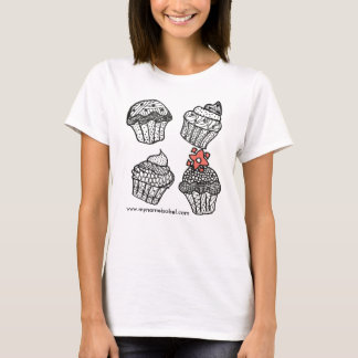 Camiseta Kupcakes es magdalenas con buenas karmas