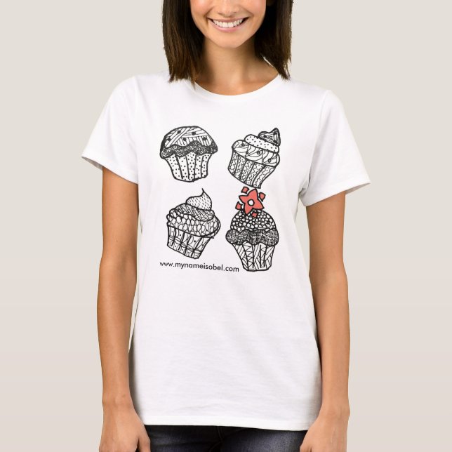 Camiseta Kupcakes es magdalenas con buenas karmas (Anverso)