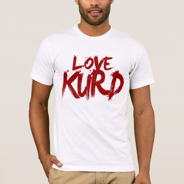 Camiseta Kurd del amor (Anverso)