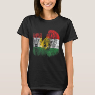 Camiseta Kurden Kurdistán Newroz Bandera Kurdi su Biji Kurd