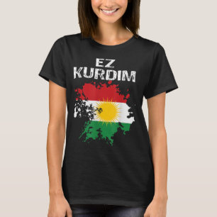 Camiseta Kurden Kurdistán Newroz Bandera Kurdi su Biji Kurd