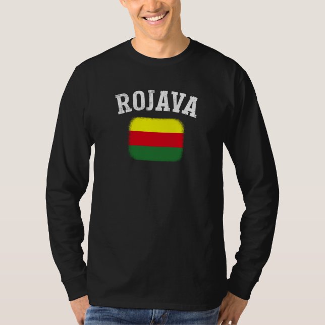 Camiseta Kurdish Kurds Rojava Flag Freedom Kurdistan (Anverso)