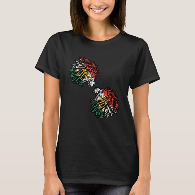 Camiseta Kurdistán cabeza de león kurdo Pullover Hoodie (Anverso)
