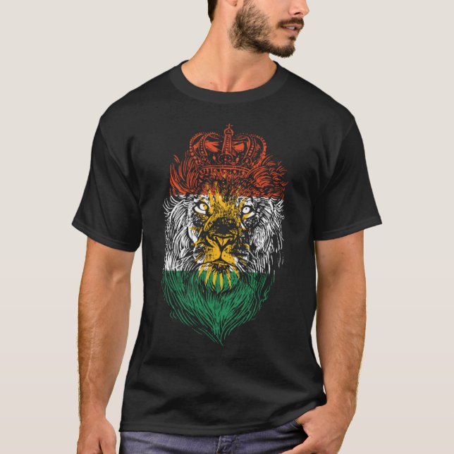Camiseta Kurdistán Cabeza de León Kurdo Pullover Hoodie_2 (Anverso)