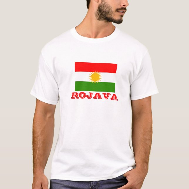 Camiseta Kurdistan de Rojava la tierra de Kurds (Anverso)