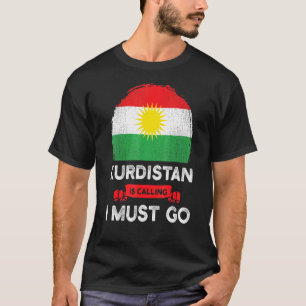 Camiseta Kurdistán dice que debo ir al patrimonio kurdo tam