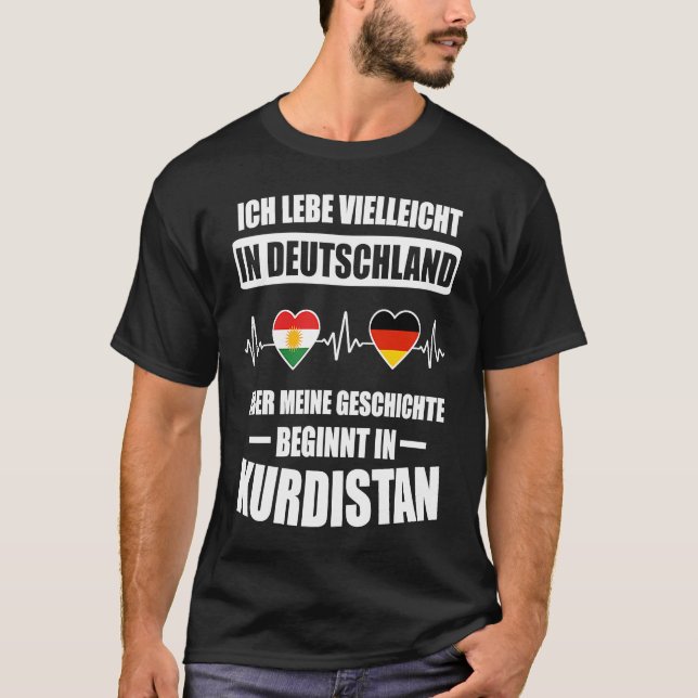 Camiseta Kurdistán Kurdi Kurde Rojava (Anverso)