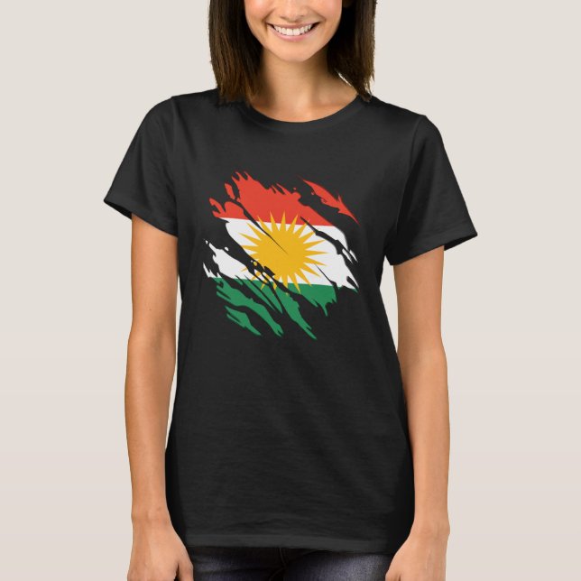 Camiseta Kurdistan Kurdish (Anverso)