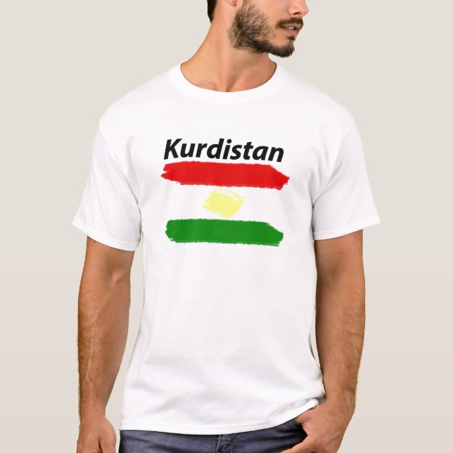 Camiseta Kurdistan Kurdishe flag (Anverso)