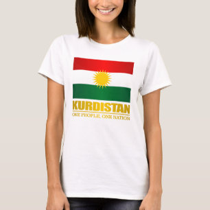 Camiseta Kurdistan (una personas, una nación)