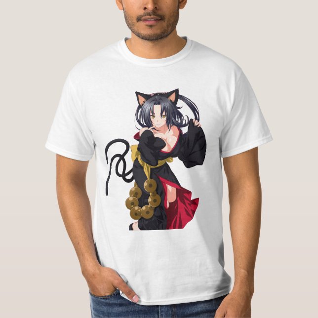 Camiseta Kuroka High School DxD Anime (Anverso)