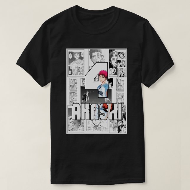 Camiseta Kuroko No Basket Seijuro Akashi 1 (Diseño del anverso)