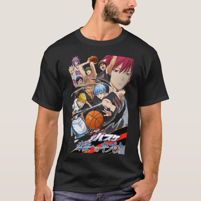 Camiseta Kuroko No Básquetbol ANIME MANGA PERSONALIZADO MEM (Anverso)