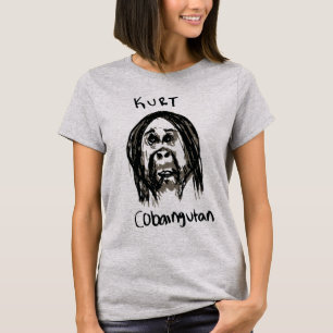Camiseta Kurt Cobain mano desgarró la niebla