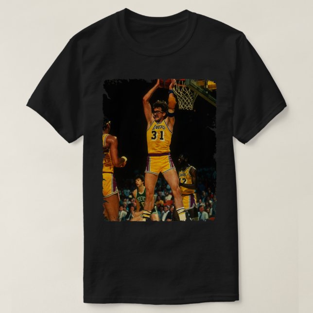Camiseta Kurt Rambis Vintage Design Of Basketball 3 (Diseño del anverso)