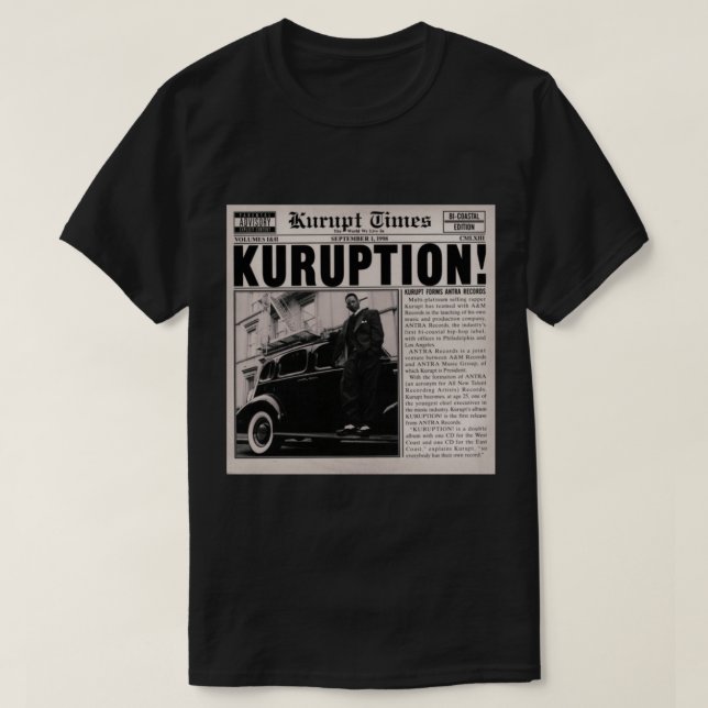 Camiseta Kurupt Times Classic T-Shirt (Diseño del anverso)