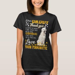 Camiseta Kuvasz Querido Papi Gracias Por Ser Mi Papi