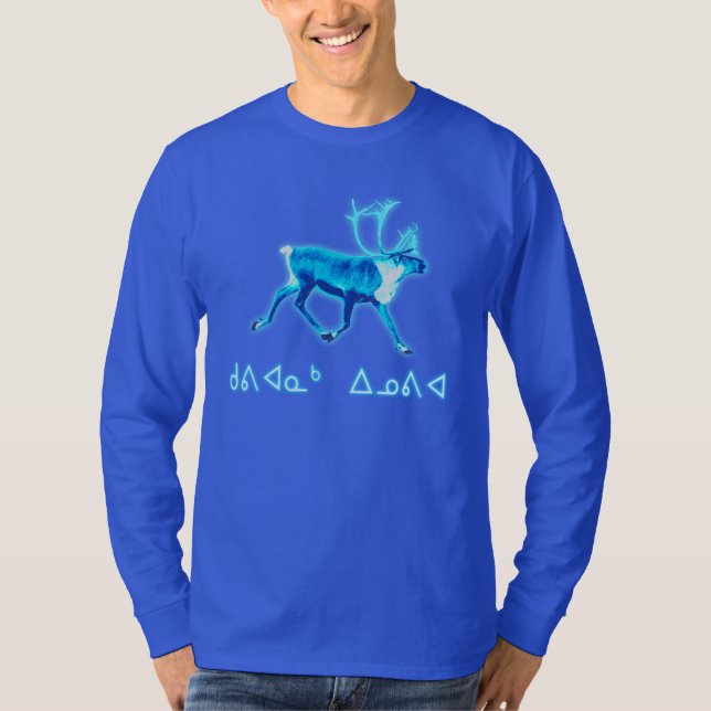Camiseta Kuvianak Innovia - Blue Caribou (Reno) (Anverso)