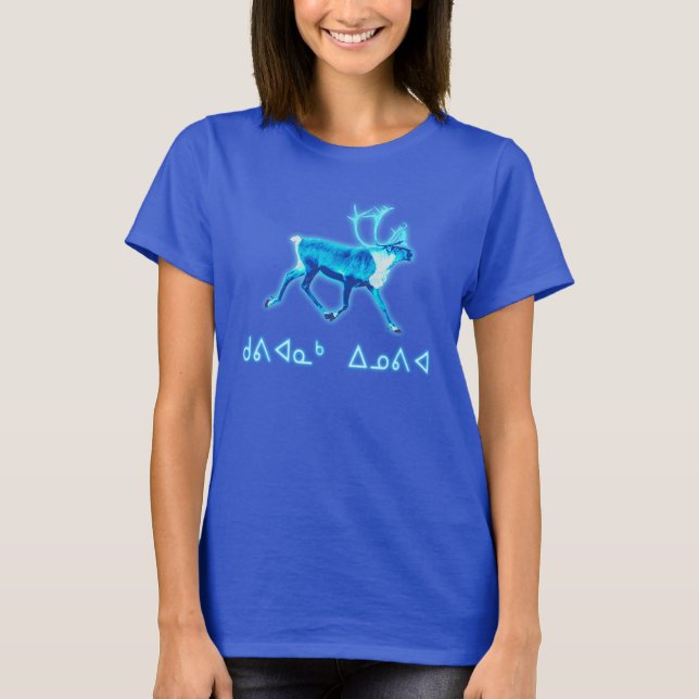 Camiseta Kuvianak Innovia - Blue Caribou (Reno) (Anverso)