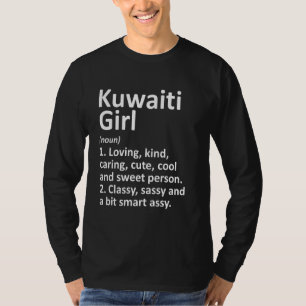 Camiseta Kuwait Chica Funny Country Home Roots Desc