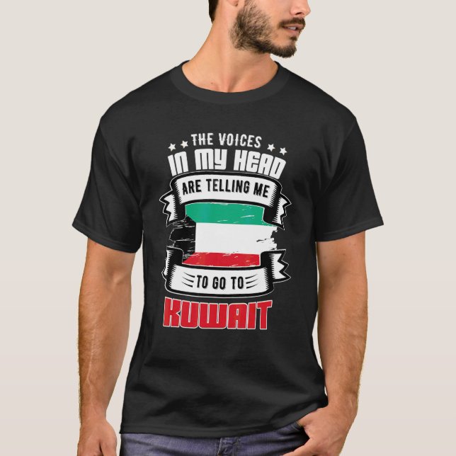 Camiseta Kuwait en mi cabeza (Anverso)