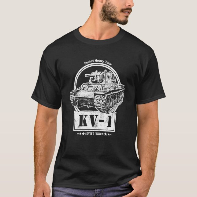 Camiseta Kv 1 Gran Tanque Soviético Ww2 (Anverso)