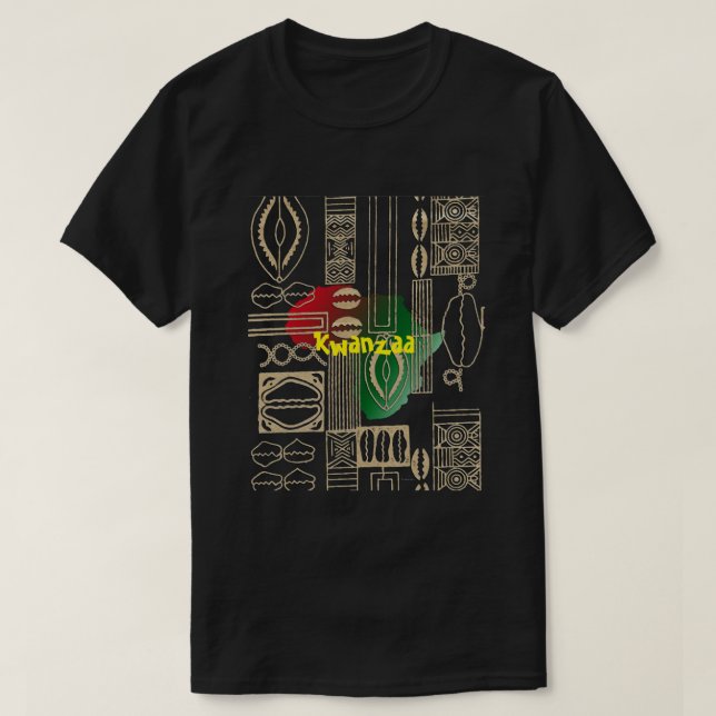 Camiseta Kwanzaa (Diseño del anverso)