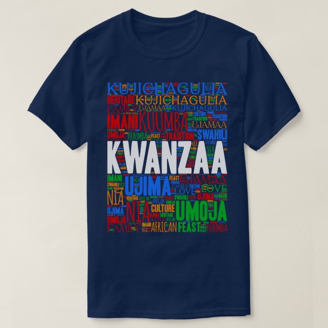 Camiseta Kwanzaa 7 Principles Celebration (Diseño del anverso)