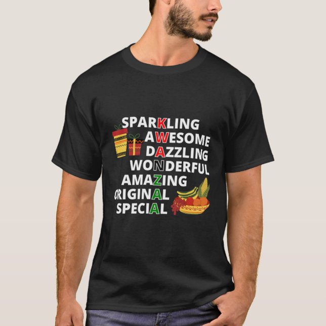 Camiseta Kwanzaa acrostic poem Classic T-Shirt (Anverso)