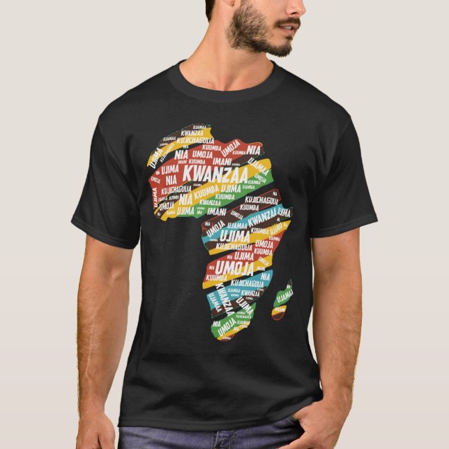 Camiseta Kwanzaa African American Holiday ADOS Gift (Anverso)