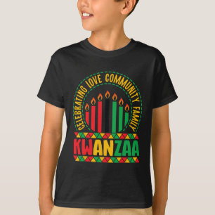 Camiseta Kwanzaa - Celebrando la comunidad de amor y su fam