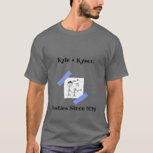 Camiseta Kyle + Kysen Correspondiendo Camiseta: Besties des