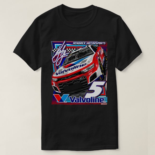 Camiseta Kyle Larson Valvoline (Diseño del anverso)