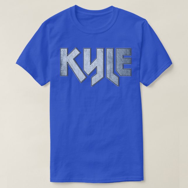 Camiseta Kyle metalizado pesado (Diseño del anverso)