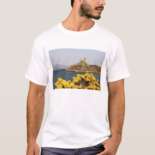 Camiseta Kyleakin, Escocia. Las antiguas ruinas de 2 (Anverso)