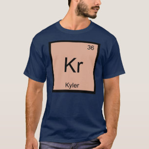 Camiseta Kyler Nombre Elemento Químico Tabla Periódica