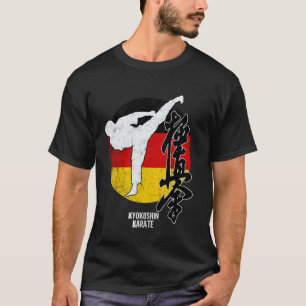 Camiseta Kyokushin Alemania Karate bandera alemana Kyokushi