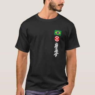 Camiseta Kyokushin Brasil Karate bandera brasileña Kyokushi