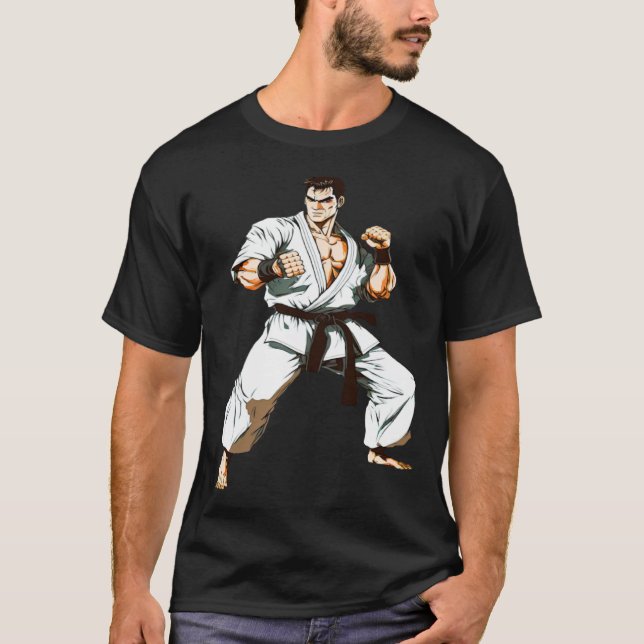 Camiseta Kyokushin Budo Karate Fighter (Anverso)