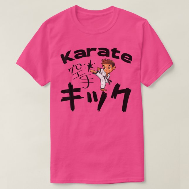 Camiseta Kyokushin Kenpo Shotokan Karate for boys, girls, k (Diseño del anverso)