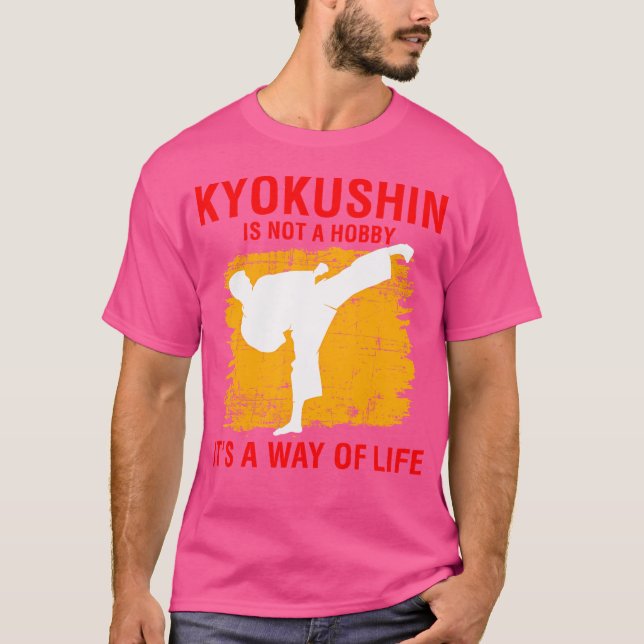 Camiseta Kyokushin No Es Un Hobby Es Un Karate De Vida (Anverso)