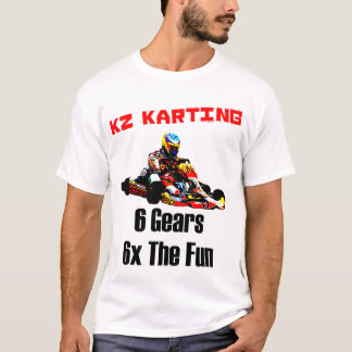 Camiseta KZ Karting - 6 engranajes 6x la diversión